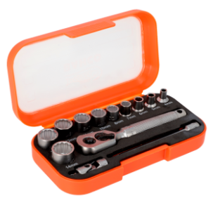 Комплект вложки и аксесоари на 1/4'', 13 части BAHCO S13MC10.5