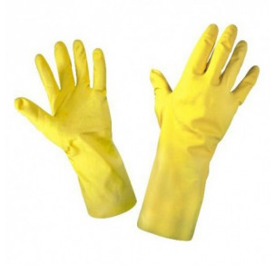 Ръкавици латекс жълти, размер 7-8