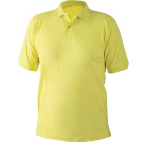 Тениска с якa La Coste 100%П, жълта