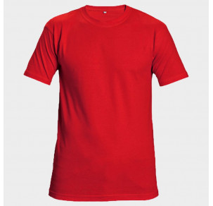 Тениска обло деколте 100%П,червен3XL
