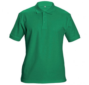 Тениска с якa La Coste 100%П,зелена 3XL