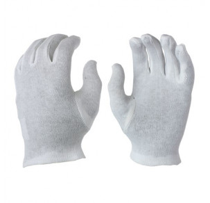 Памучни ръкавици  MINTA,бели, р-р 6