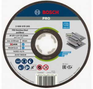 Диск BOSCH за инокс  Expert  X-LOCK 125x1.6x22.23mm, 2608619265