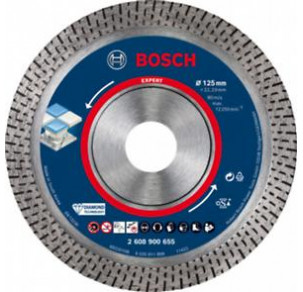 Диск BOSCH диамантен за рязане EXPERT 125x22,23 HardCeramic, 2608900655