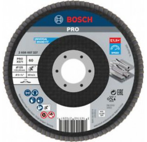 Ламелен диск BOSCH, PRO X571, 125 mm, G60, 2608607327