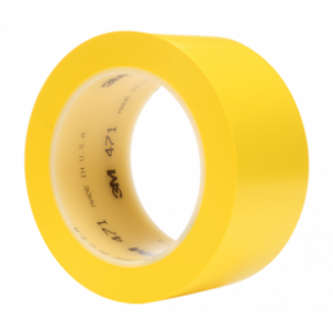 Маркираща лента за под 3M™ 471 жълта 50 mm х 33 m