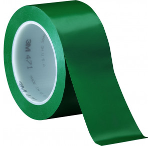 Маркираща лента за под зелена PVC 3М 471  50 mm х 33 m