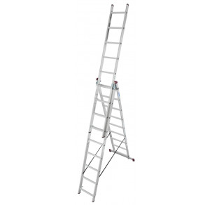 Трираменна алуминиева стълба Krause CORDA 3x9