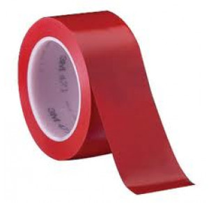 Маркираща лента за под червена PVC 3М 471  50 mm х 33 m