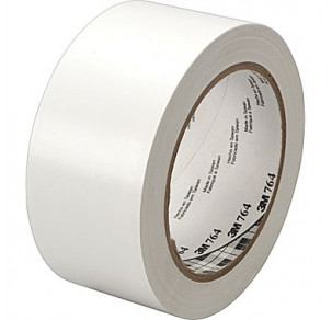 Маркираща лента бяла 3М 764 PVC 50 mm х 33 m
