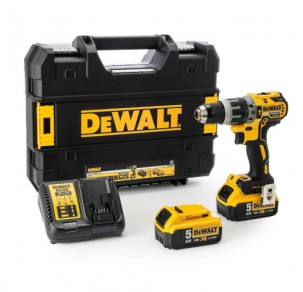 Акумулаторен ударен винтоверт DeWALT DCD796P2, 18 V, 70 Nm, с 2 батерии, зарядно и куфар