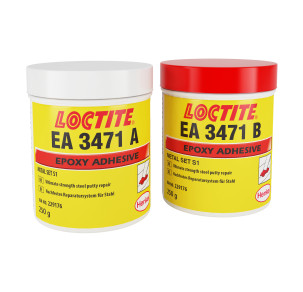 Стоманен кит Loctite ЕА 3471 A+B - 2х250g