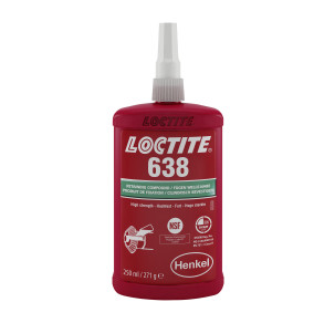 Лепило за цилиндрични детайли Loctite 638 - 250ml