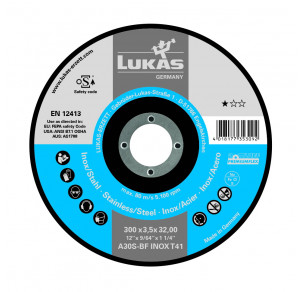 Стационарен диск за неръждаема стомана Lukas T41 350x2.6x25.4 A36S-BF