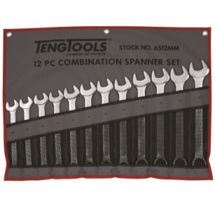 Комплект звездогаечни ключове Teng Tools от 20 до 32 mm в калъф 12бр