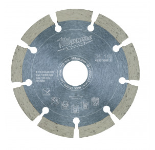 Диамантен диск за рязане Milwaukee, DU 115 mm