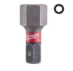 Комплект ударни накрайници Milwaukee HEX10x25 mm, 4932430899