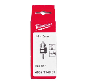 Патронник Milwaukee 1-10mm, 1/4" шестостен , 4932314867