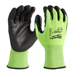 Противосрезни ръкавици Milwaukee Hi-Vis 8/M, ниво 3, 4932478131