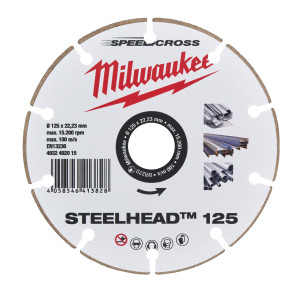 Диск диамантен Steelhead 125х22.23mm, за метал, 4932492015