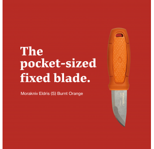 Нож къс - Eldris обгоряло оранжево