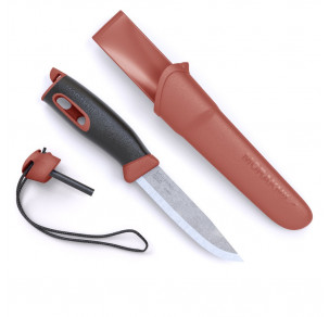 Нож MORAKNIV Companion Spark червеен със запалка в дръжката