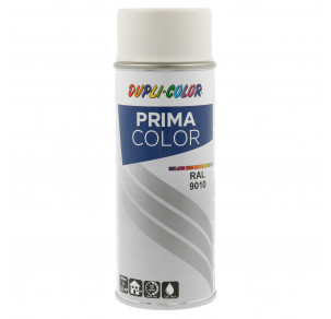 Боя спрей Prima мат RAL 9010 бяло, 400 ml