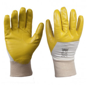 Ръкавици SAVANNAH, памук, топени 3/4 в нитрил, XL