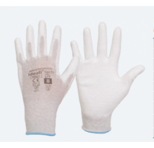 Ръкавици, топени в полиуретан ESD,р-р 8