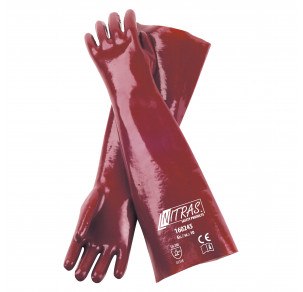 Ръкавици PVC, 45 см, р-р 10