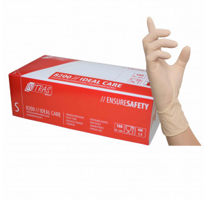 Латексови ръкавици 8200 // IDEAL CARE,р-р L