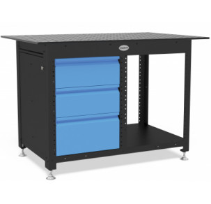 Siegmund Workstation 1208 полузатворен вкл. 3 чекмеджета