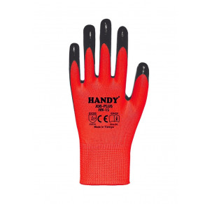Ръкавици полупотопени в нитрил HN-15,черно/червено