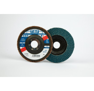 Ламелен диск за неръждаема стомана - коничен Taf Abrasivi 125 x 22 P40