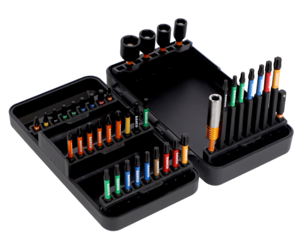 Комплект 40 броя ударни накрайници PH, PZ, TORX, HEX BAHCO 66IM/40C-1