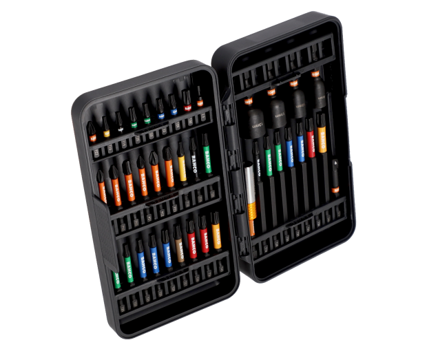 Комплект 40 броя ударни накрайници PH, PZ, TORX, HEX BAHCO 66IM/40C-1