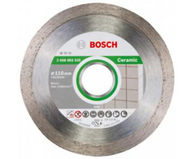 Диамантен диск BOSCH,за рязане Standard for Ceramic, 2608602535
, 2608602535 
, 2608607326