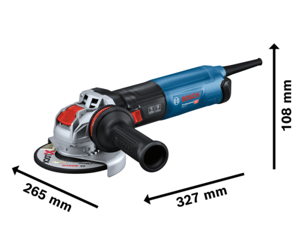 Ъглошлайф BOSCH с X-LockGWX 17-125 S, 06017D2300