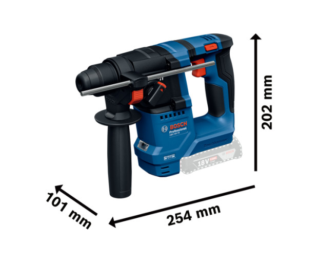 GBH 18V-18 Акумулаторен перфоратор BOSCH SDS-Plus