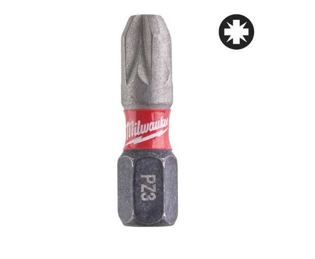 Комплект ударни накрайници Milwaukee PZ3x25 mm, 4932430869