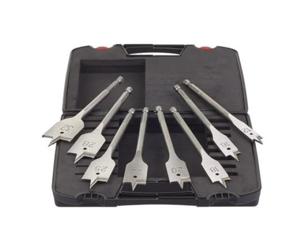 К-кт плоски свредла за дърво Milwaukee 8 бр